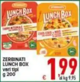 Iper Triscount ZERBINATI LUNCH BOX offerta
