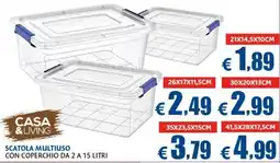 Europlanet Casa SCATOLA MULTIUSO CON COPERCHIO offerta