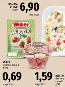 Famila Market Wüber wüberini di pollo offerta