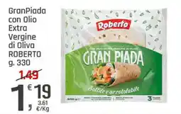 Supermercati Dok GranPiada con Olio Extra Vergine di Oliva ROBERTO offerta