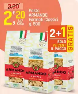 Supermercati Dok Pasta ARMANDO Formati Classici offerta