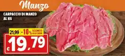 Iper Triscount Carpaccio di Manzo offerta