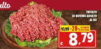 Iper Triscount Tritato di bovino adulto offerta