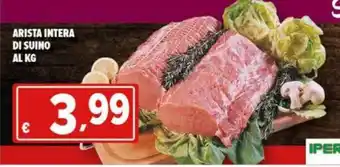 Iper Triscount Arista intera di suino offerta