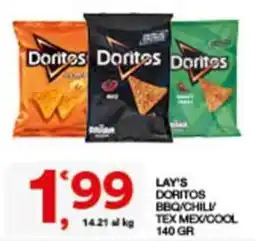 Sisa LAY'S DORITOS offerta