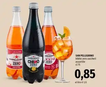 SAN PELLEGRINO bibite zero zuccheri assortite