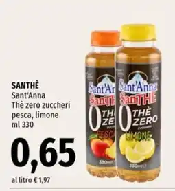 Famila Market Thè zero zuccheri Sant'Anna offerta