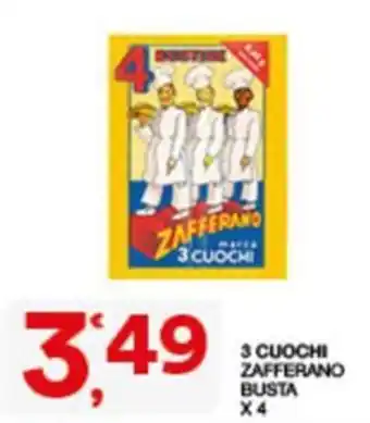 3 CUOCHI ZAFFERANO