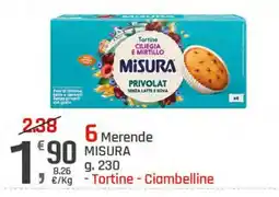 Supermercati Dok Merende MISURA offerta