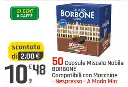 Supermercati Dok Capsule Miscela Nobile BORBONE offerta