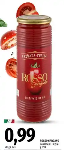 Famila Market ROSSO GARGANO Passata di Puglia offerta