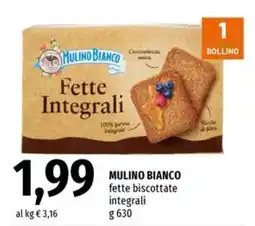 Famila Market MULINO BIANCO fette biscottate integrali offerta