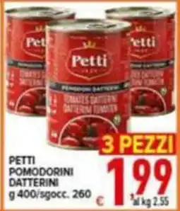 Iper Triscount Petti Pomodorini Datterini offerta