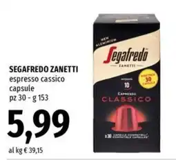 Famila Market Segafredo Zanetti espresso classico offerta