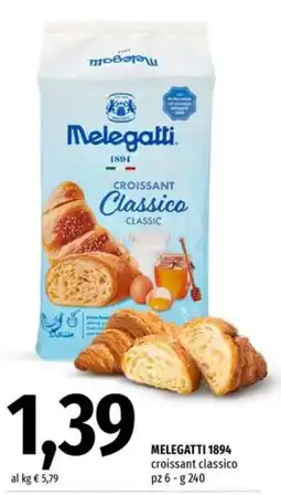 Famila Market Melegatti croissant classico offerta
