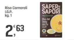 Supermercati Dok Saper di Sapori Riso Carnaroli offerta