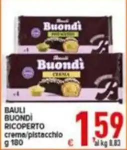 Iper Triscount Buondì Ricoperto crema/pistacchio offerta