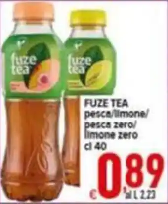 Iper Triscount Fuze tea offerta