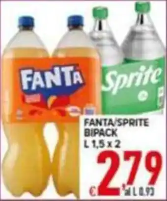 Iper Triscount Fanta/sprite bipack offerta