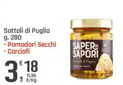 Supermercati Dok Saper di Sapori Carciofi di Puglia offerta