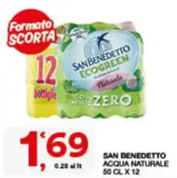 Sisa SAN BENEDETTO ACQUA NATURALE offerta