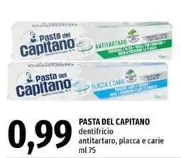 Famila Market Pasta del Capitano dentifricio offerta