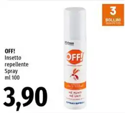 Famila Market OFF! Insetto repellente offerta