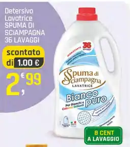 Supermercati Dok Spuma di Sciampagna Lavatrice offerta