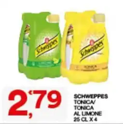 Sisa Schweppes Tonica/ Tonica al Limone offerta