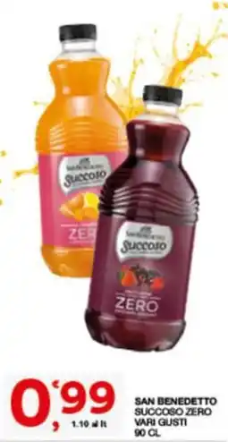 Sisa San Benedetto Succoso Zero offerta