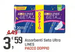 Supermercati Dok Assorbenti Seta Ultra LINES offerta