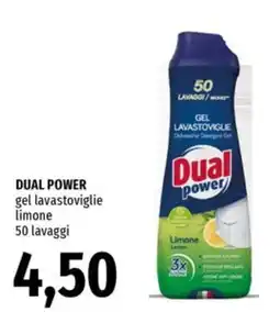 Famila Market Dual Power gel lavastoviglie limone offerta
