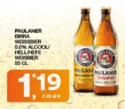 Sisa PAULANER BIRRA WEISSBIER offerta