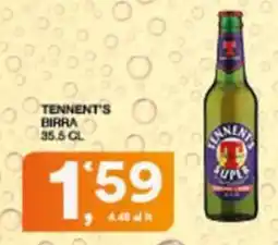 Sisa Tennent's Birra offerta