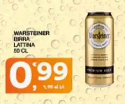 Sisa Warsteiner Birra Lattina offerta