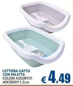 Europlanet Casa LETTIERA GATTO CON PALETTA offerta