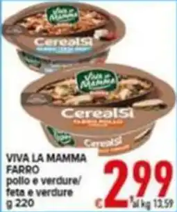 Iper Triscount Viva la Mamma CerealSi farro pollo e verdure offerta