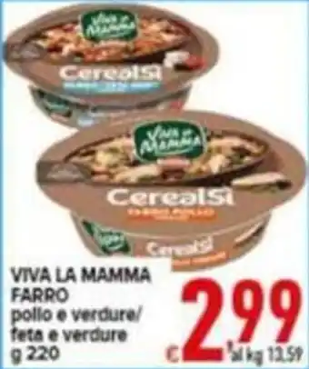 Iper Triscount Viva la Mamma CerealSi farro pollo e verdure offerta
