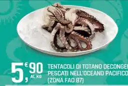 Supermercati Dok TENTACOLI DI TOTANO DECONGELATI offerta