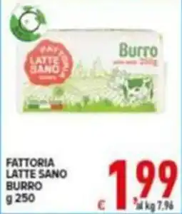 Iper Triscount Fattoria Latte Sano Burro offerta