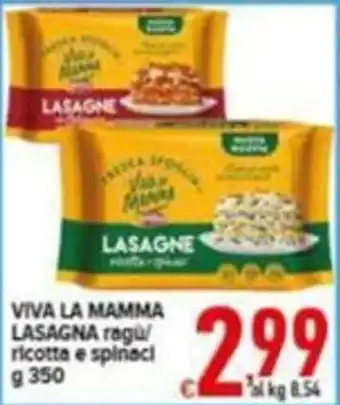 Iper Triscount VIVA LA MAMMA LASAGNE offerta