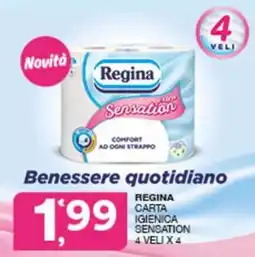 Sisa Regina carta igienica sensation offerta
