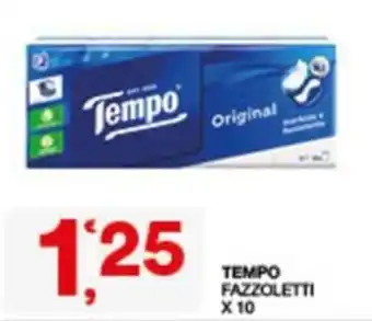 Sisa Tempo Fazzoletti offerta