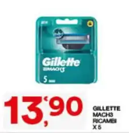 Sisa Gillette Mach3 Ricambi offerta