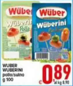 Iper Triscount Wüber Wüberini pollo/sulino offerta