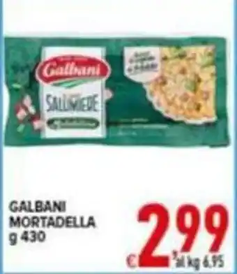 Iper Triscount GALBANI MORTADELLA offerta
