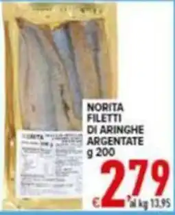 Iper Triscount NORITA FILETTI DI ARINGHE ARGENTATE offerta