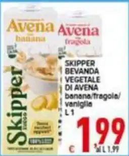 Iper Triscount Skipper bevanda vegetale di avena offerta