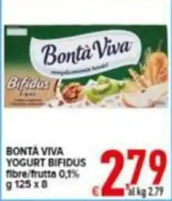 Iper Triscount BONTÀ VIVA YOGURT BIFIDUS offerta