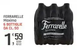 Supermercati Dok Ferrarelle Maxima offerta